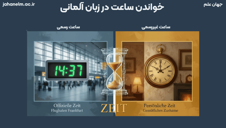 ساعت به المانی